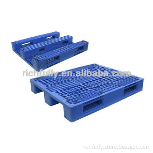 Good price heavy duty stackable single faced 4-way Euro plastic pallet 1200x1000mm